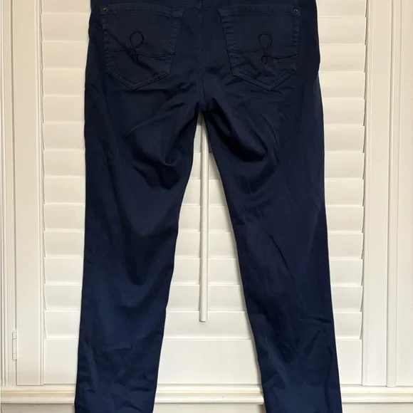Lilly Pulitzer Navy Skinny Pants - Picture 9 of 10